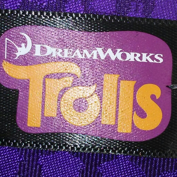 Dreamworks Mens Classic Trolls Branch Silhouette Neck Tie